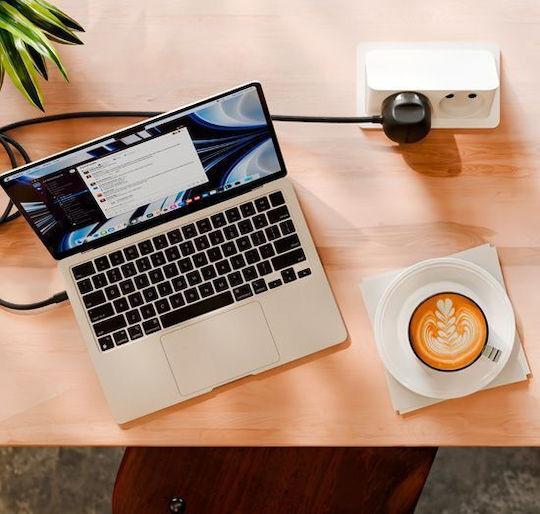 Twelve South Φορτιστής με Ενσωματωμένο Καλώδιο USB-C 30W Power Delivery Slate (PowerCord 3m)