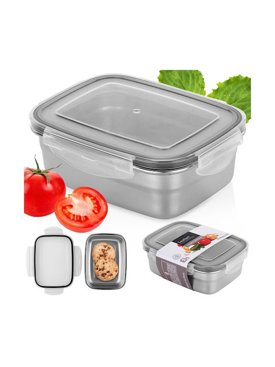 Excellent Houseware Δοχείο Φαγητού Inox Γκρι 500ml