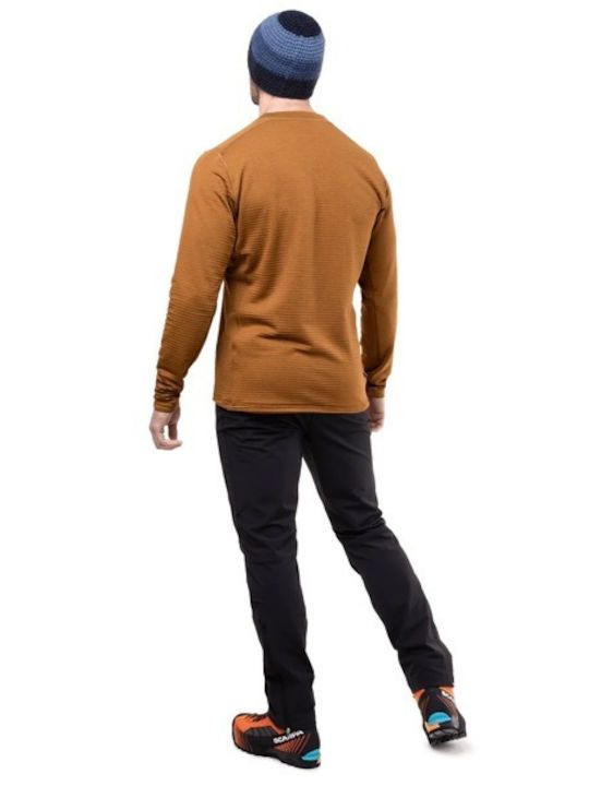 Langarm Pullover Braun