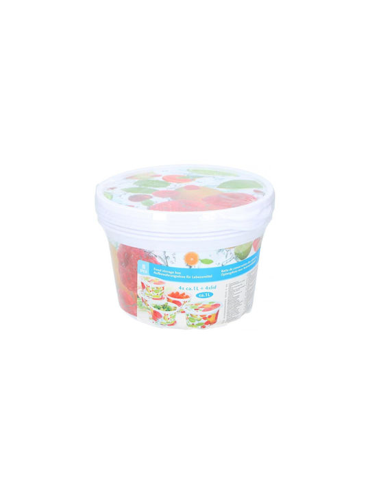 Cutie pentru Mâncare Plastic Multicolor 4buc