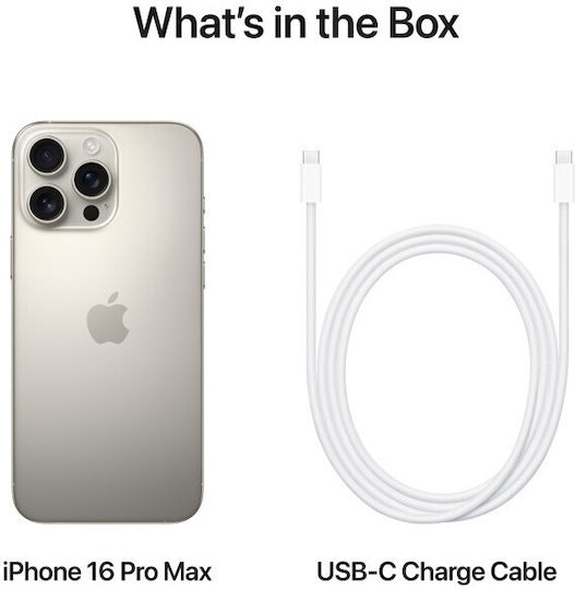 Apple iPhone 16 Pro Max (8GB/512GB) Natural Titanium