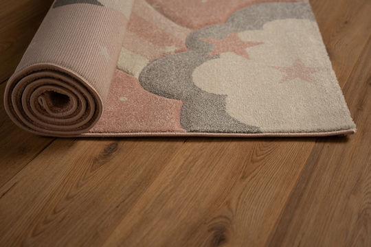 Tzikas Carpets Diamond 76775-255 Παιδικό Χαλί Ροζ 133x190cm