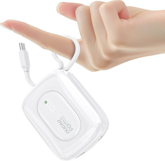 Dudao K32 Power Bank 10000mAh Λευκό