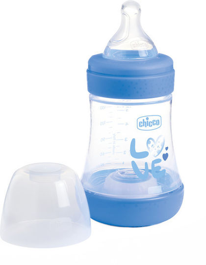 Chicco Πλαστικό Μπιμπερό Perfect 5 Κατά των Κολικών με Θηλή Σιλικόνης για 0+ μηνών 150ml