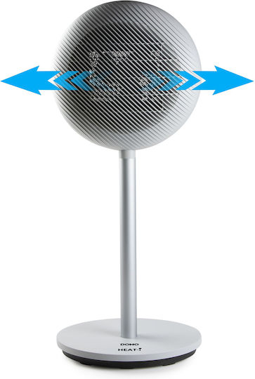 Domo Heat-i Ceramic Fan Heater Room Floor Alb 2000W