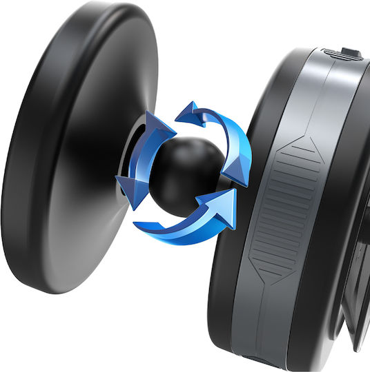 Wozinsky Auto Handyhalterung mit Magnet und Kabelloses Laden MagSafe Schwarz