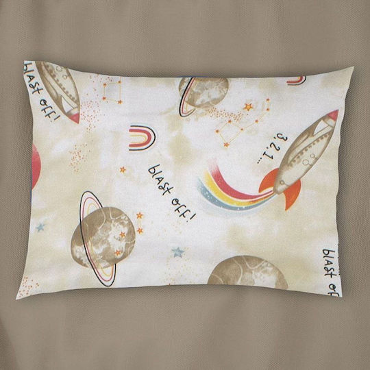 Dimcol Βρεφική Μαξιλαροθήκη Beige 35x45εκ.