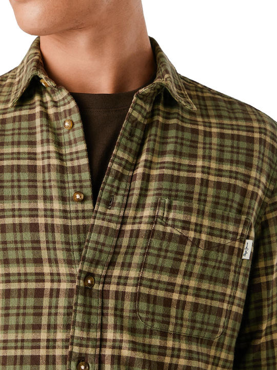 Μακρυμάνικo Overshirt Military Green PM3090828-679