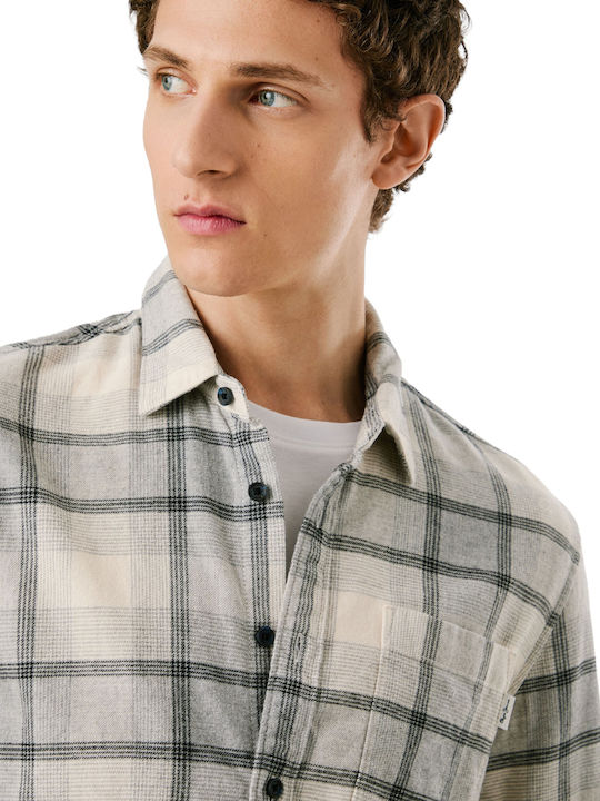 Μακρυμάνικo Overshirt Grey Marl