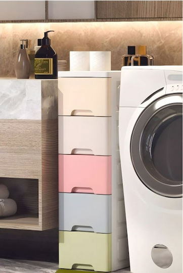 Modernhome Система за съхранение на играчки от пластмаса Многоцветен 1бр
