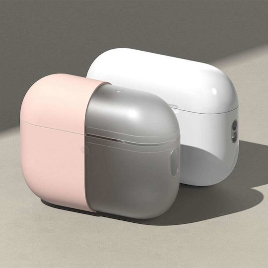 Ringke Silicone Калъф с кука Pink Sand за Apple AirPods Pro 3