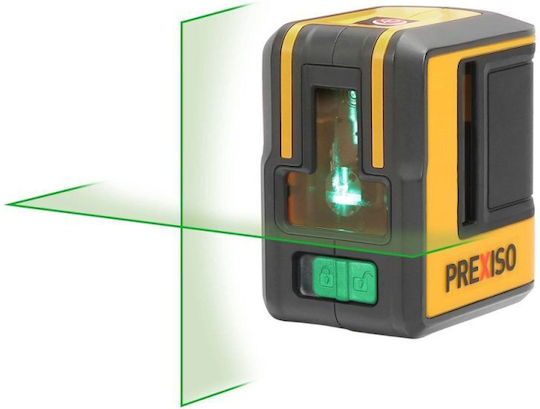 Prexiso Γραμμικό Αλφάδι Laser Πράσινης Δέσμης με Εύρος Εργασίας 20m