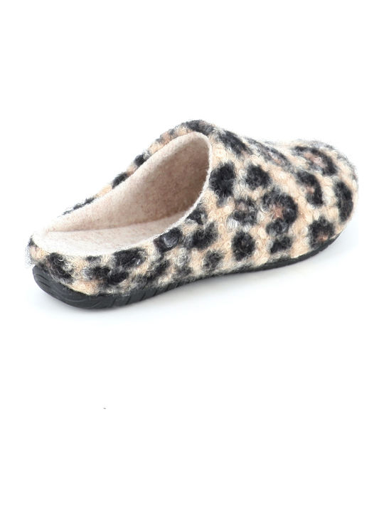 Winter Women's Slippers Beige