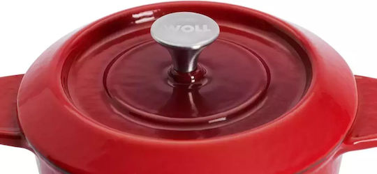 Woll Dutch Oven Chili Red 10x10cm 2Stück