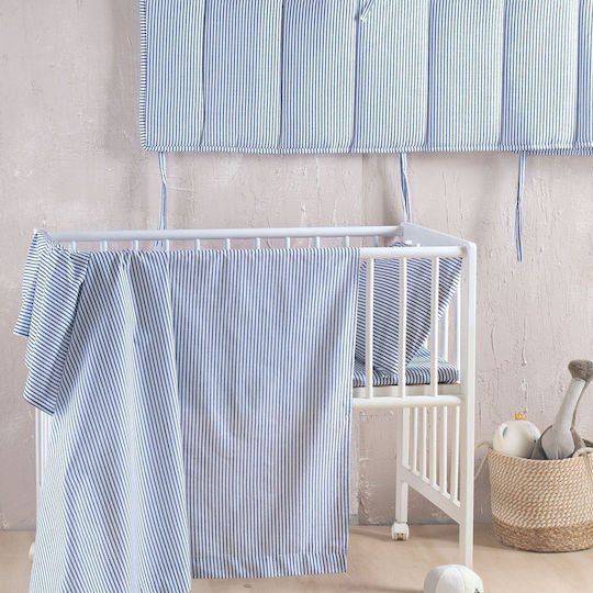 Rythmos Duvet Crib Cotton Motiv Blue 110x150cm