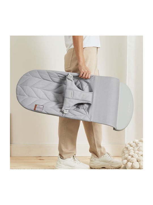 BabyBjorn Manual Baby Relax Bliss Petal Quilt Light Grey for Child up to 13kg