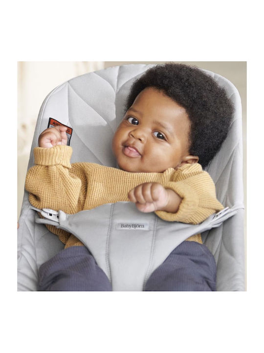 BabyBjorn Manual Baby Relax Bliss Petal Quilt Light Grey for Child up to 13kg