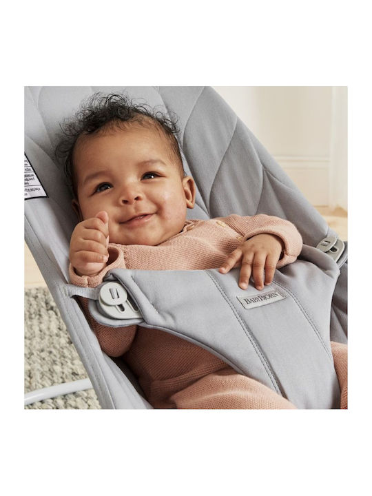 BabyBjorn Manual Baby Relax Bliss Petal Quilt Light Grey for Child up to 13kg
