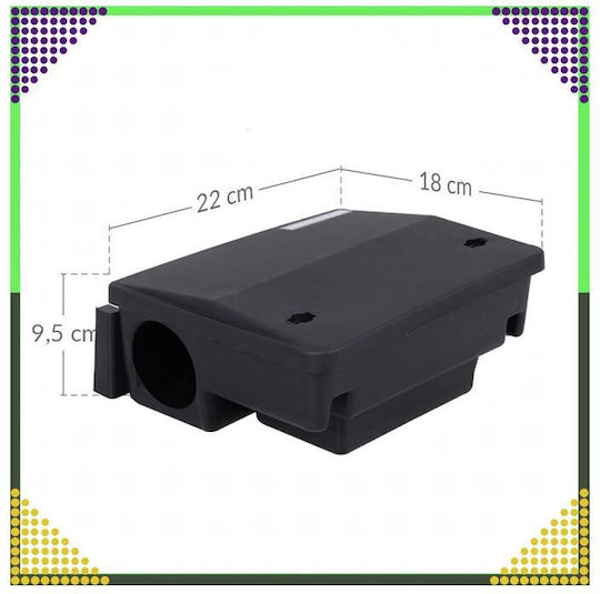 Stație de momeală din Plastic 22x18x9.5cm 1buc