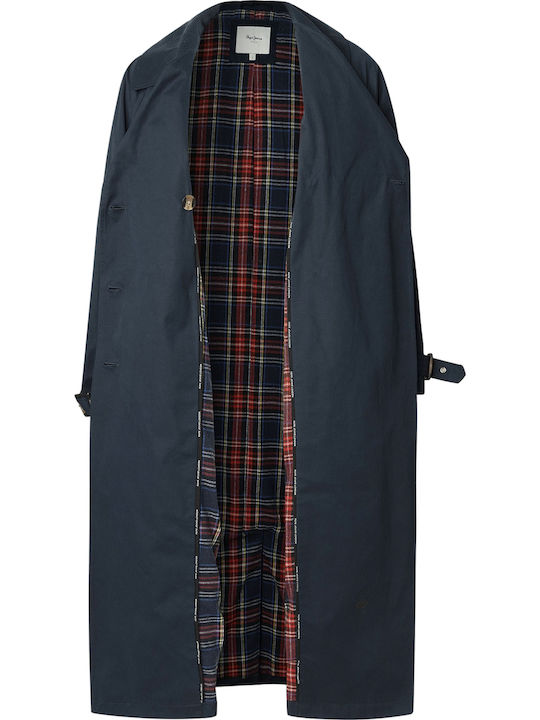 Women's Dulwich Blue Trench Coat