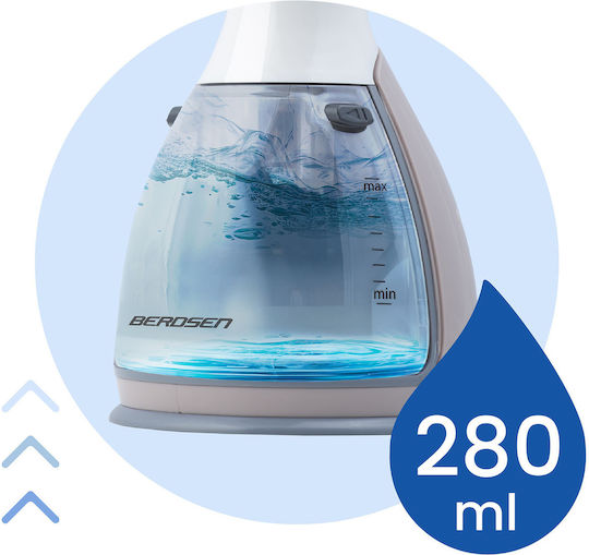 Berdsen Ατμοκαθαριστής Ρούχων Χειρός 1500W Λευκός