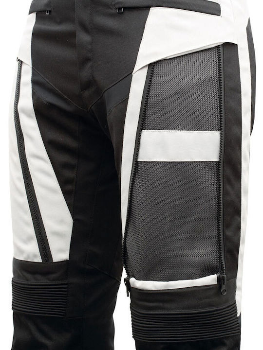 T.ur Men's 4 Season Cordura Motorcycle Waterproof Pants Black