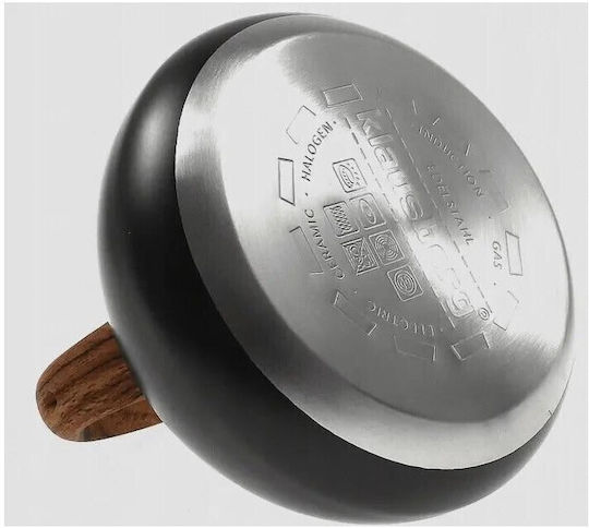 Klausberg Teekanne Aluminium Schwarz 3000ml