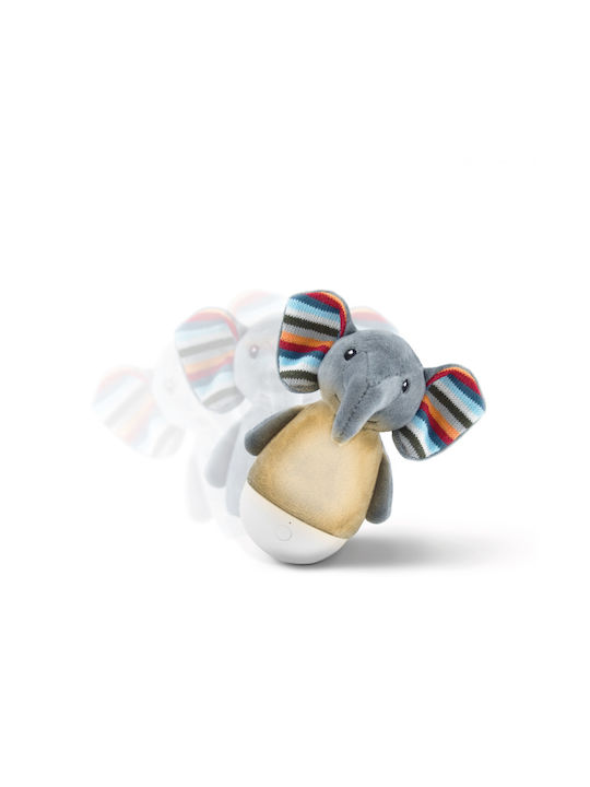 Zazu Nursery Night Light Elly The Elephant Usb Gray With Sensor