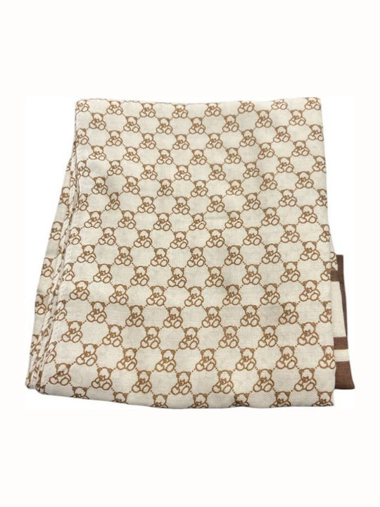 Women's Wool Scarf Brown