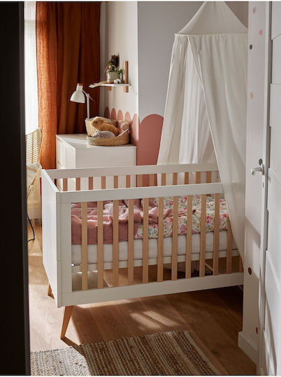 Kidscom Polymorphische Babywiege Swing Weiß mit Matratze