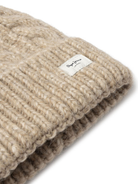 Beanie Frauen Beanie Gestrickt in Weiß Farbe