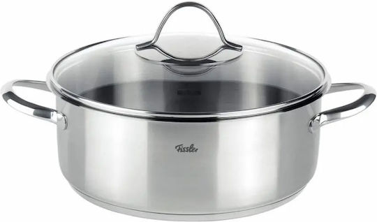 Fissler Paris Line Комплект Саксии от Неръждаема Стомана Сребристи 5 Съда