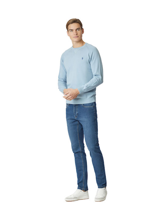 'roma' Men's Jeans Pants Blue Grigio