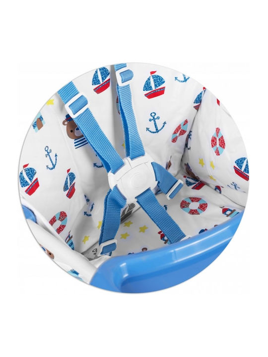 Ricokids Fando Scaun Înalt De Masă Bebe Pliabil Albastru