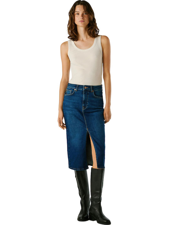 Midi Φούστα Denim