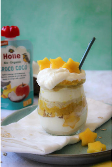Holle Fruit-Vegetable Puree Croco Coco No Added Sugar 100gr for 8+ Months