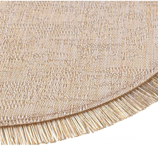 Atmosphera Round Placemat Gold 38cm