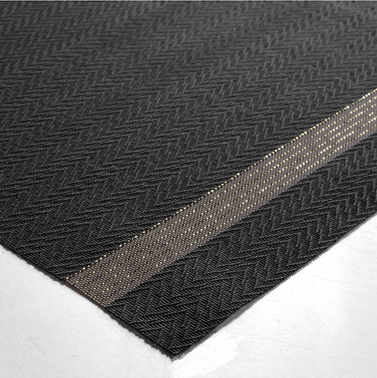 Tischsets Schwarz Gold Pvc 30x45cm