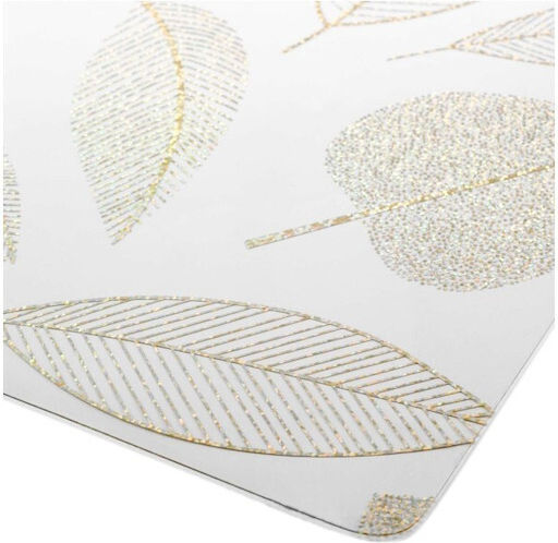 Tischsets PVC Goldene Blätter Metallic Bedruckt 30x45cm