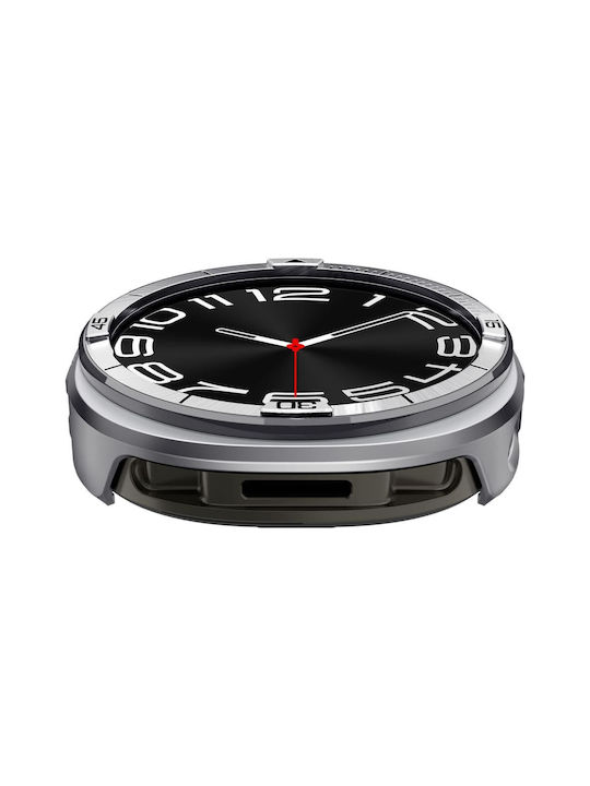 Spigen Tune Pro Schutz-Bezel in Silber Farbe für Samsung Galaxy Watch 8 44mm