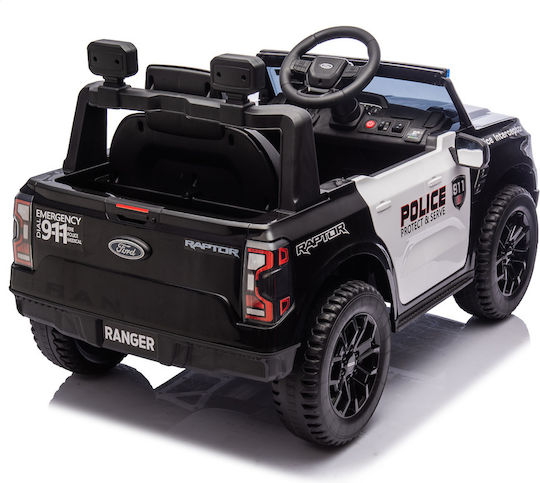 Ford Police Car Μονοθέσιο με Τηλεκοντρόλ Τύπου 12 Volt Μαύρο για 3+ Ετών