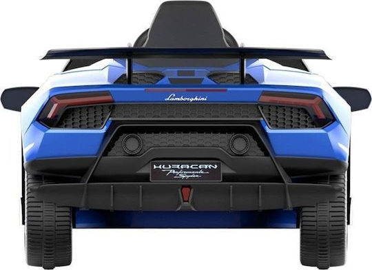 Lamborghini Huracan Cu Un Loc Cu Telecomandă Licențiat 12 Volți Albastru Pentru 3+ Ani