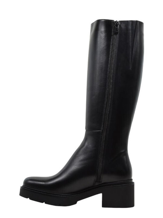 Leather Women's Boots Black