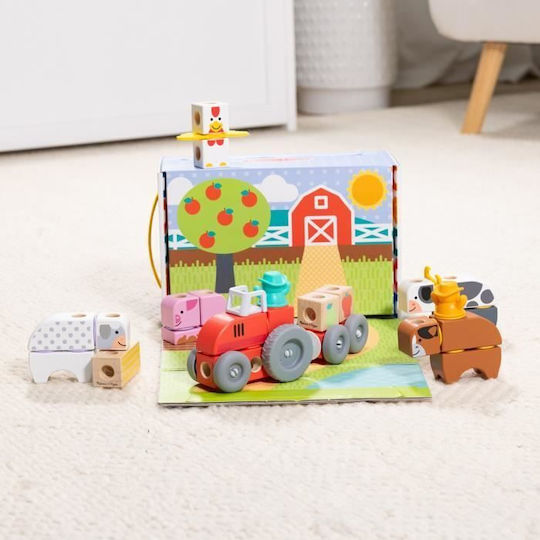 Melissa & Doug Τουβλάκια Blockables για 2+ Ετών 56τμχ
