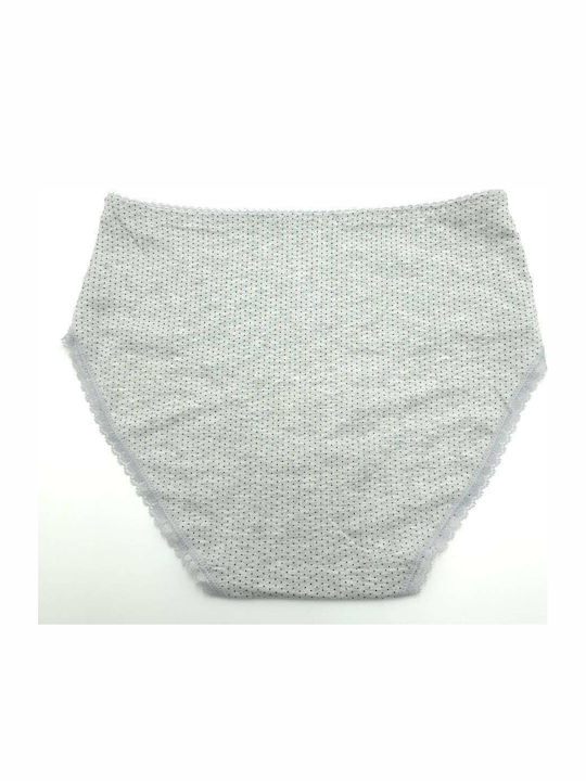 Talie înaltă Femeie Slip Gray