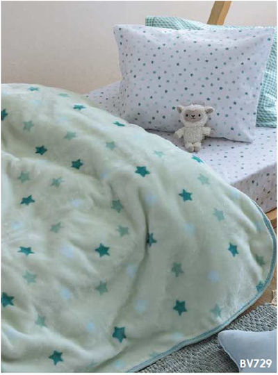 Palamaiki Blanket Velvet Light Blue 220x160cm