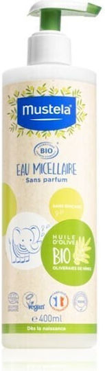 Mustela Reinigendes Wasser Bio 400ml mit Pumpe