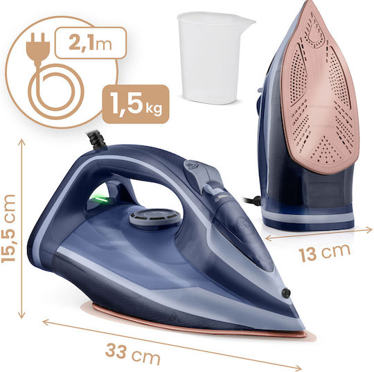 Berdsen Steam Iron 3000W with Ceramic Plate