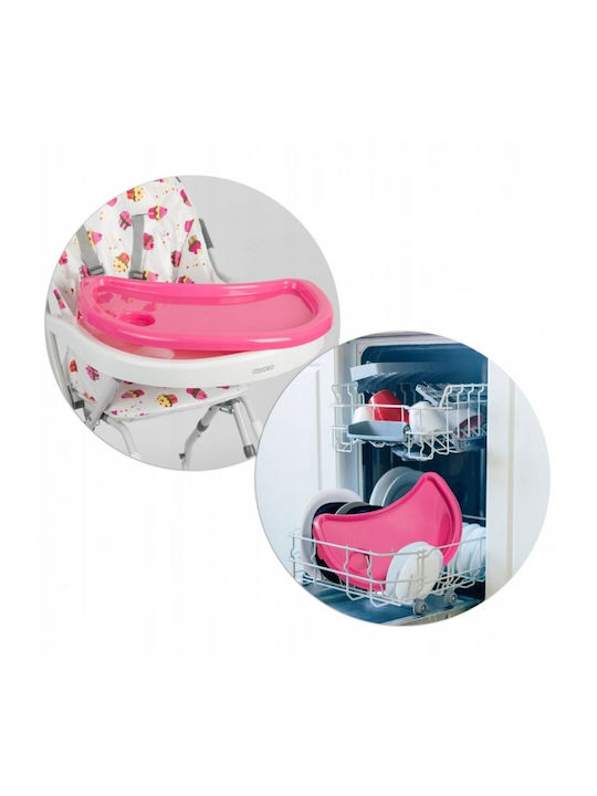 Ricokids Eldo Αναδιπλούμενο Καρεκλάκι Φαγητού Pink