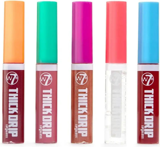 W7 Cosmetics All My Kisses Σετ Μακιγιάζ για τα Χείλη 5τμχ